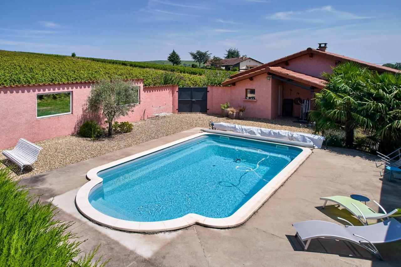 Bed and Breakfast Les Glycines - Domaine Gilles Coperet Régnié Exterior foto